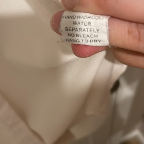 Cream high low summer sleeveless - Picture 5 of 5